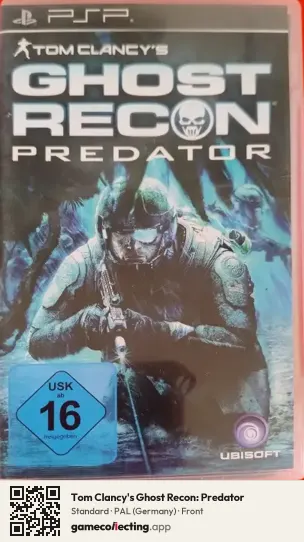 Tom Clancy's Ghost Recon: Predator PlayStation Portable, Germany box front
