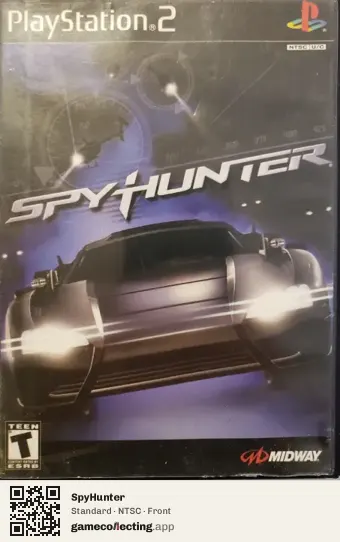 SpyHunter PlayStation 2, NTSC box front