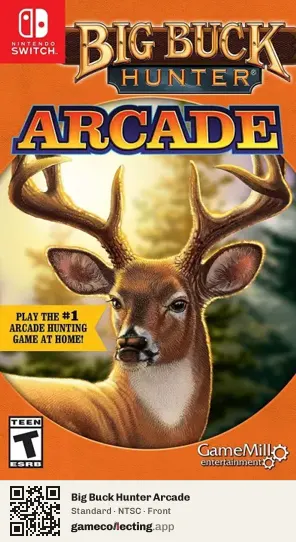 Big Buck Hunter Arcade Nintendo Switch, NTSC box front