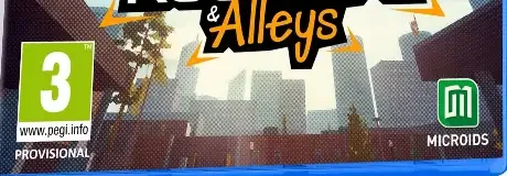 Rooftops & Alleys: The Parkour Game, the PEGI square on its front