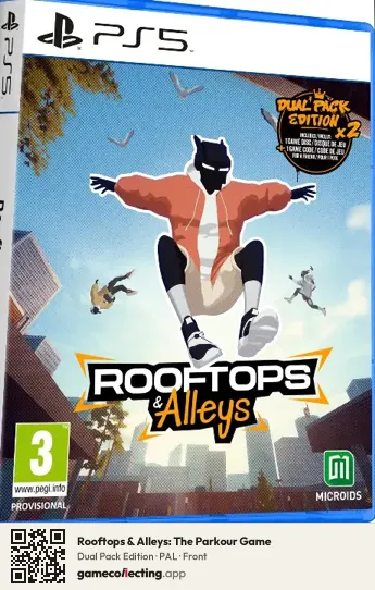 Rooftops & Alleys: The Parkour Game PlayStation 5, PAL box front