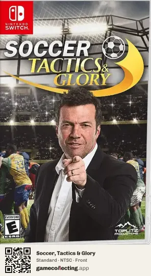 Soccer, Tactics & Glory Nintendo Switch, NTSC box front