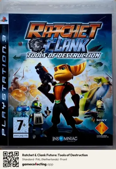 Ratchet & Clank Future: Tools of Destruction PlayStation 3, Netherlands box front