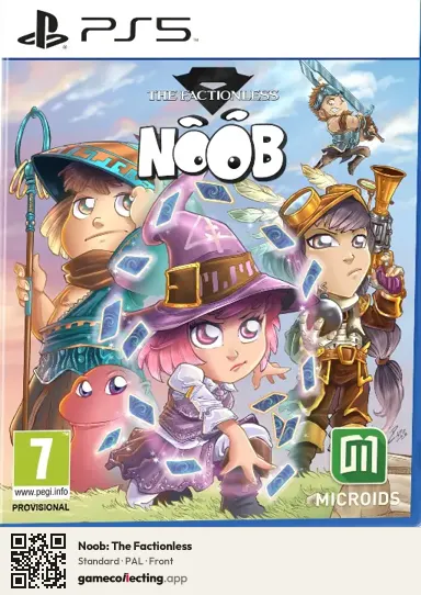 Noob: The Factionless PlayStation 5, PAL box front