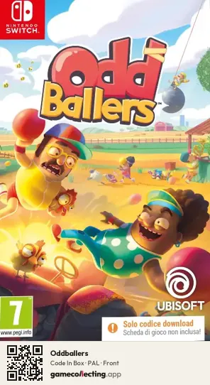 Oddballers Nintendo Switch, PAL box front