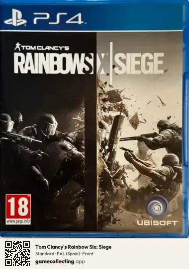 Tom Clancy's Rainbow Six: Siege PlayStation 4, Spain box front