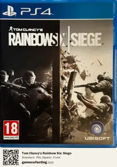 Tom Clancy's Rainbow Six: Siege PlayStation 4, Spain box front