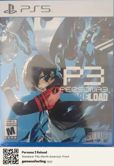 Persona 3 Reload PlayStation 5, North America box front