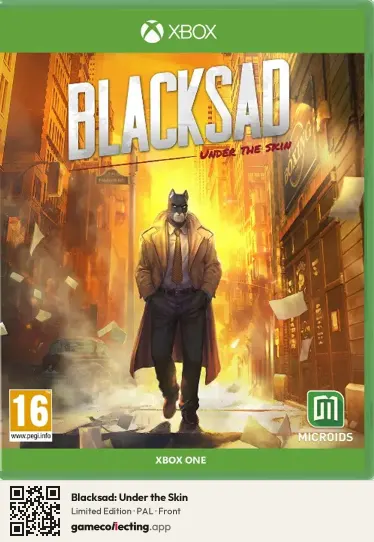 Blacksad: Under the Skin Xbox One, PAL box front
