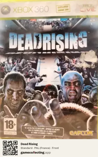 Dead Rising Xbox 360, France box front