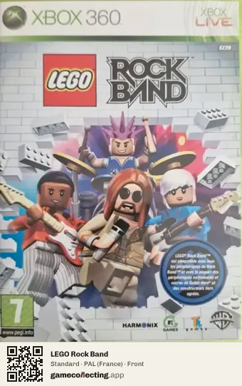 LEGO Rock Band Xbox 360, France box front