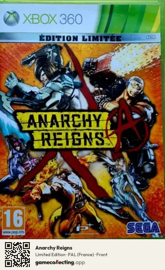 Anarchy Reigns Xbox 360, France box front