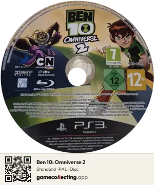 Ben 10: Omniverse 2 PlayStation 3, PAL disc