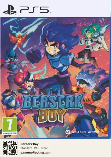 Berserk Boy PlayStation 5, PAL box front