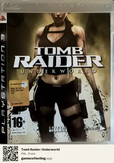 Tomb Raider: Underworld PlayStation 3, PAL box front