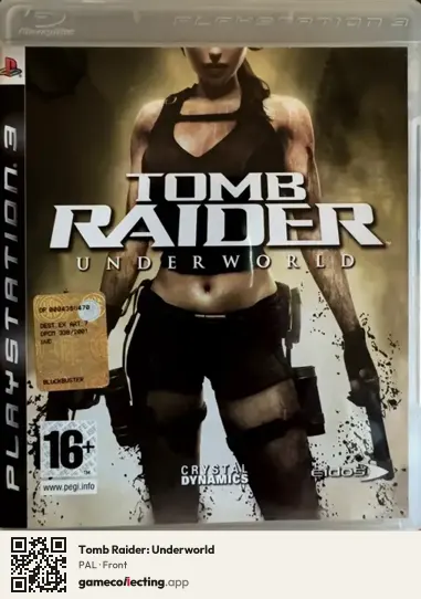 Tomb Raider: Underworld PlayStation 3, PAL box front