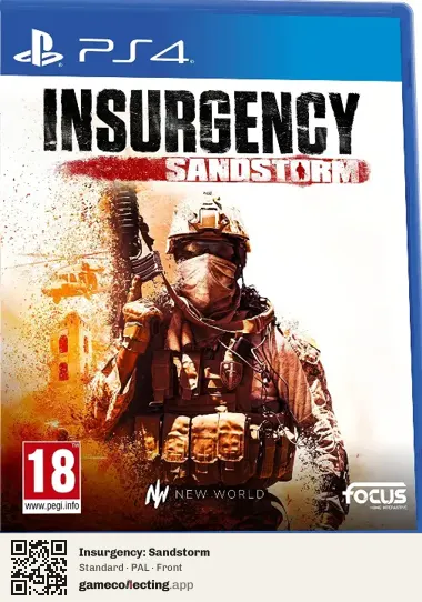 Insurgency: Sandstorm PlayStation 4, PAL box front