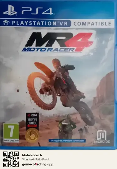 Moto Racer 4 PlayStation 4, PAL box front