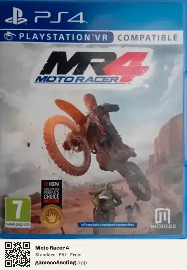 Moto Racer 4 PlayStation 4, PAL box front