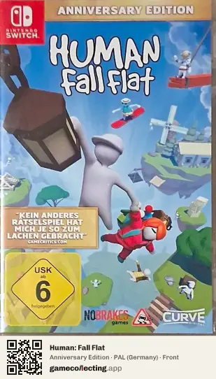 Human: Fall Flat Nintendo Switch, Germany box front