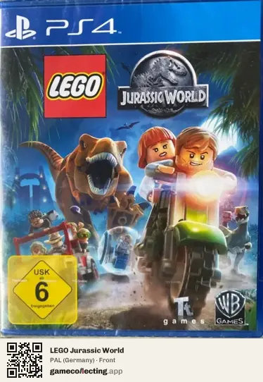 LEGO Jurassic World PlayStation 4, Germany box front