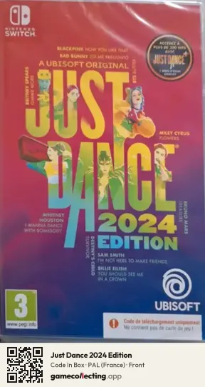 Just Dance 2024 Edition Nintendo Switch, France box front