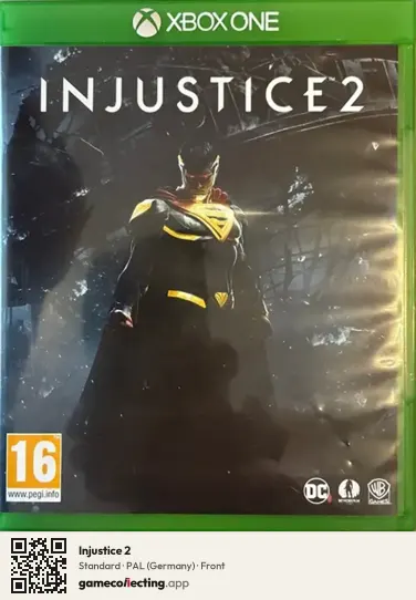 Injustice 2 Xbox One, Germany box front