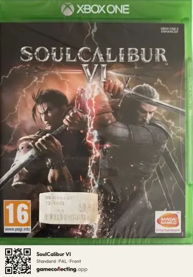 SoulCalibur VI Xbox One, PAL box front