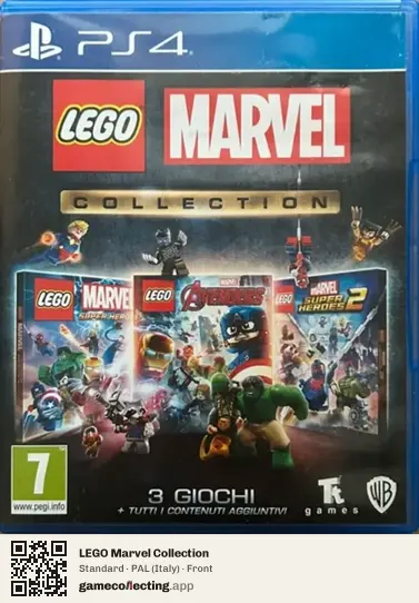 LEGO Marvel Collection PlayStation 4, Italy box front