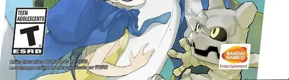 Digimon Story Cyber Sleuth: Hacker's Memory, the ESRB box on its front