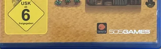 Stardew Valley, the USK square on its front