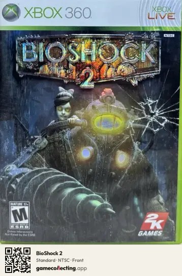 BioShock 2 Xbox 360, NTSC box front