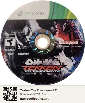 Tekken Tag Tournament 2 Xbox 360, NTSC disc