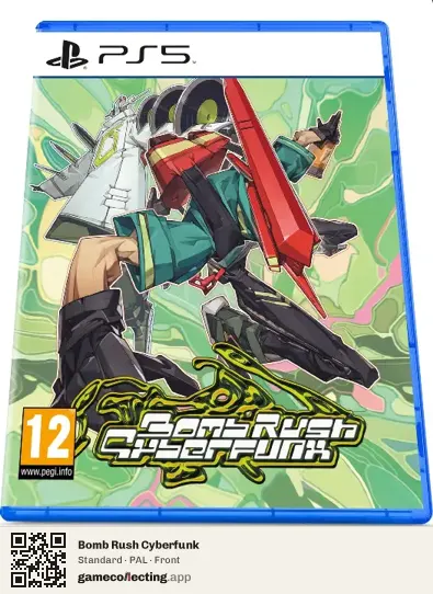 Bomb Rush Cyberfunk PlayStation 5, PAL box front