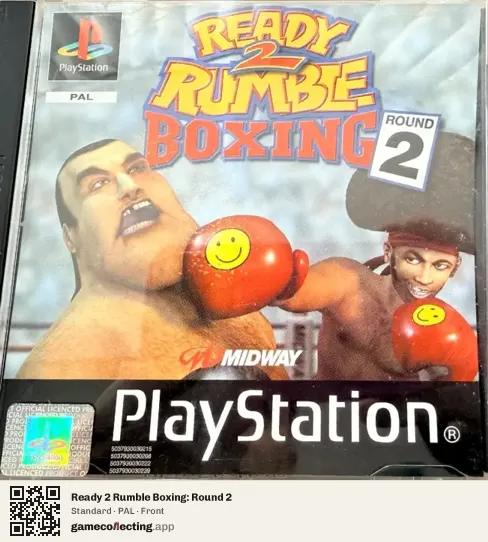 Ready 2 Rumble Boxing: Round 2 PlayStation, PAL box front