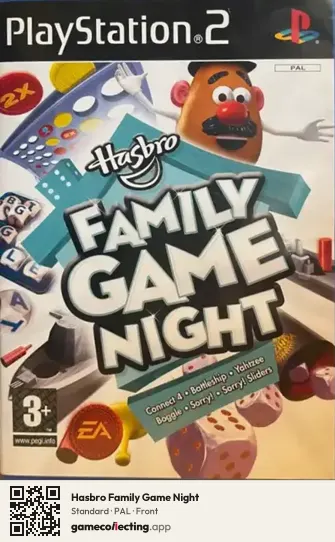 Hasbro Family Game Night PlayStation 2, PAL box front