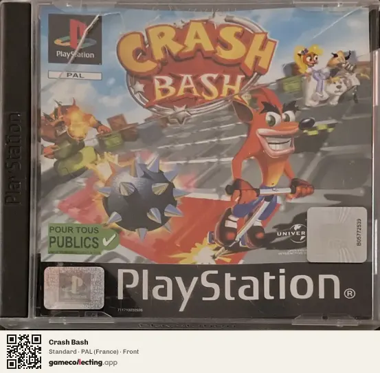 Crash Bash PlayStation, France box front