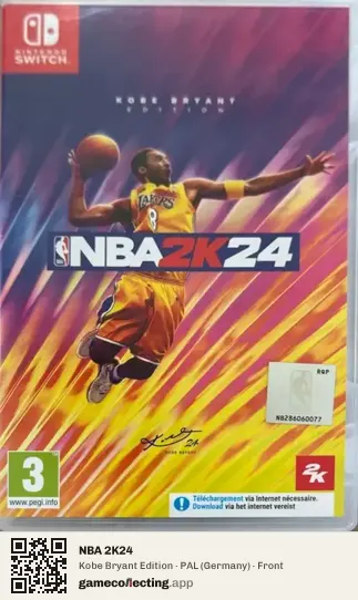 NBA 2K24 Nintendo Switch, Germany box front