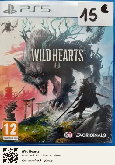 Wild Hearts PlayStation 5, France box front