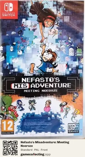 Nefasto's Misadventure: Meeting Noeroze Nintendo Switch, PAL box front
