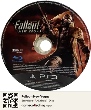 Fallout: New Vegas PlayStation 3, PAL disc