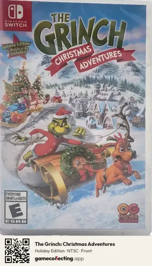 The Grinch: Christmas Adventures Nintendo Switch, NTSC box front