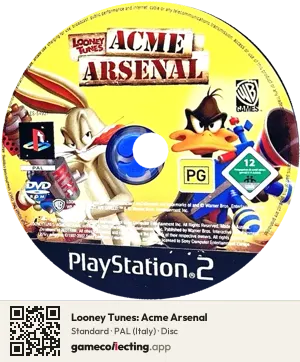 Looney Tunes: Acme Arsenal PlayStation 2, PAL disc