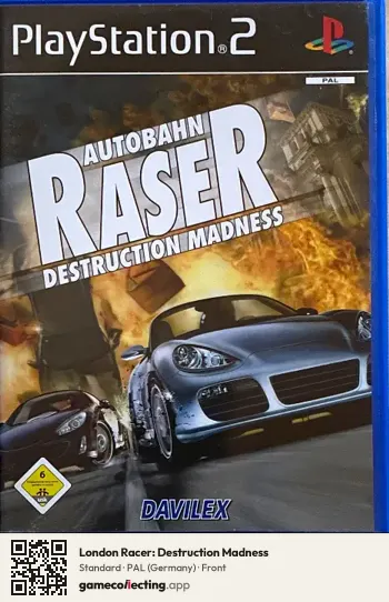 London Racer: Destruction Madness PlayStation 2, Germany box front