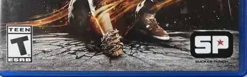 Infamous Second Son, the ESRB box on its front