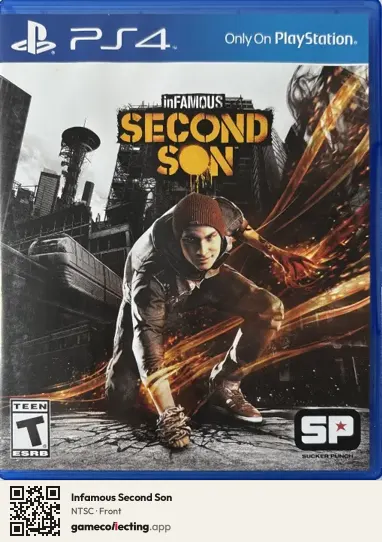 Infamous Second Son PlayStation 4, NTSC box front