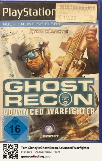 Tom Clancy's Ghost Recon Advanced Warfighter PlayStation 2, Germany box front