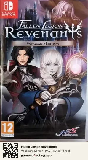 Fallen Legion Revenants Nintendo Switch, France box front