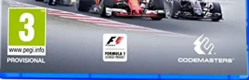 F1 2016, the PEGI square on its front