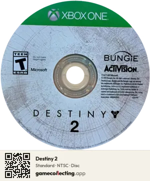 Destiny 2 Xbox One, NTSC disc